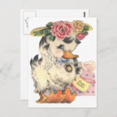 Schattige paasbok briefkaart (Voorkant / Achterkant)