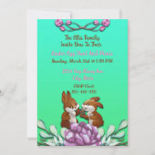 🐰 Schattige paasbrunch & eierjacht Kaart (Voorkant)