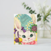 schattige  paasbundel briefkaart (Staand voorkant)