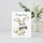 schattige  paasbundel feestdagenkaart (Staand voorkant)