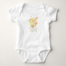 Schattige paasbunny Floral