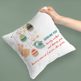 Schattige Paasdecoratie Sierkussen