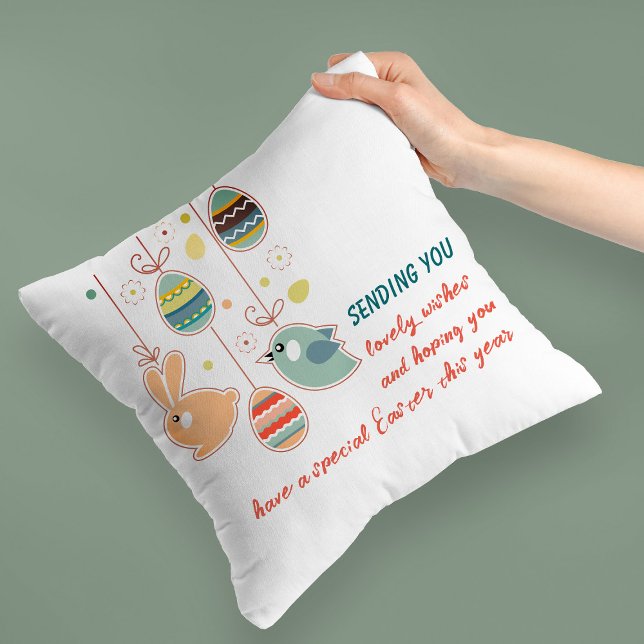 Schattige Paasdecoratie Sierkussen (Creator heeft geüpload)