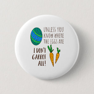 Schattige paasgrap Funny Quote zeggen Doodle Carto Ronde Button 5,7 Cm