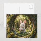 Schattige Paashaas Briefkaart (Voorkant / Achterkant)