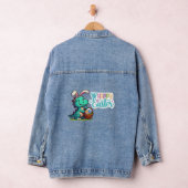 Schattige, paashaas dinosaurus denim jacket (Hangar)