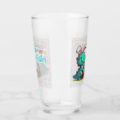 Schattige, paashaas dinosaurus glas (Rechts)