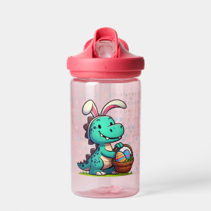 Schattige, paashaas dinosaurus waterfles