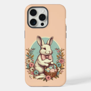 Schattige, paashaas/ei/mand iPhone 15 pro max case