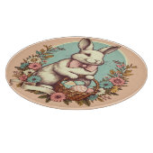 Schattige,  paashaas/ei/mand snijplank (Hoek)