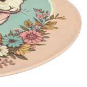 Schattige,  paashaas/ei/mand snijplank (Hoek)