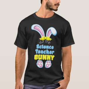 Schattige Paashaas Ik Ben De Wetenschapsleraar Hog T-shirt
