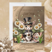 Schattige paashaas. kaart