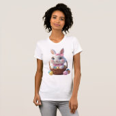 Schattige paashaas – Kawaii Holiday Delight T-shirt (Voorkant volledig)