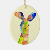 Schattige paashaas keramisch ornament (Rechts)
