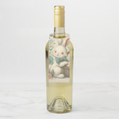 Schattige, paashaas & kuiken flessenhanger (Op fles)