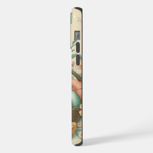 Schattige,  paashaas & kuiken iPhone hoesje (Linkerkant)