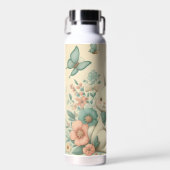 Schattige,  paashaas & kuiken waterfles (Voorkant)