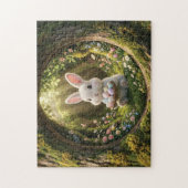 Schattige Paashaas Legpuzzel (Verticaal)