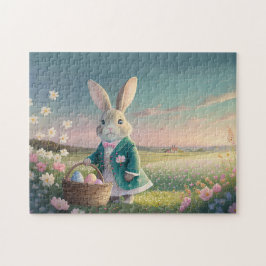 Schattige paashaas  legpuzzel