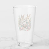 Schattige, Paashaas/Lenteverf feest Glas (Achterkant)