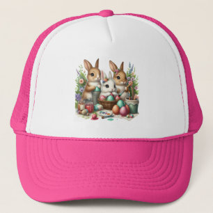 Schattige, Paashaas/Lenteverf feest Trucker Pet