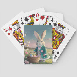 Schattige paashaas  pokerkaarten