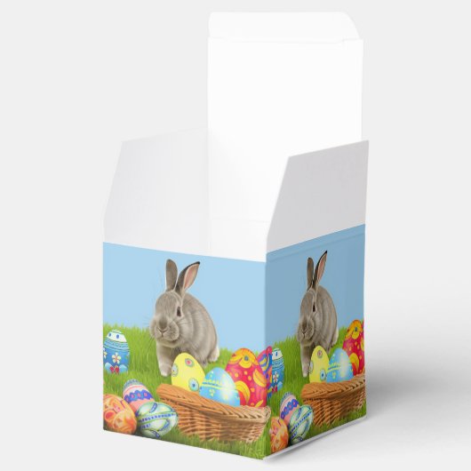 Schattige paashaas voor een positieve stemming   bedankdoosjes (Geopend)
