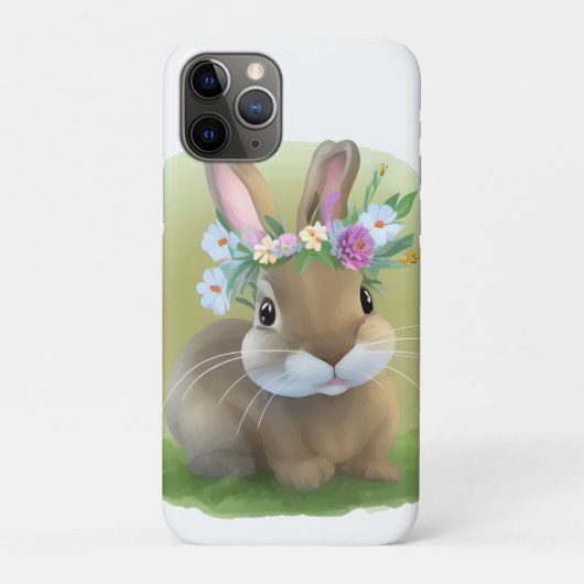 Schattige Paashaas voor een positieve stemming Case-Mate iPhone Case (Achterkant)