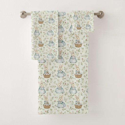 Schattige Paashaasjes Bad Handdoek (Insitu)