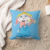 Schattige paasjongen Bunny Kussen (Deken)