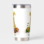 Schattige paaskonijn met eitjes en bloemen geïsoleerde drinkbeker (Rechts)