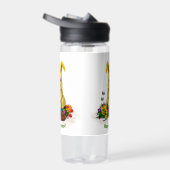 Schattige paaskonijn met eitjes en bloemen waterfles (Rechts)