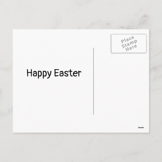 Schattige paaskuikens  feestdagenkaart (Achterkant)