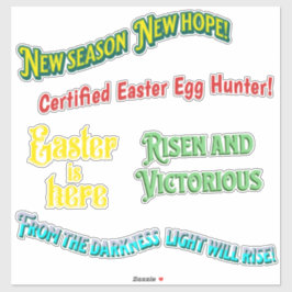 Schattige paaspasje Sticker