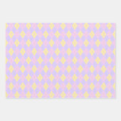 Schattige paaspatroon pastel inpakpapier vel (Voorkant)