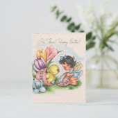 schattige  paassteen briefkaart (Staand voorkant)