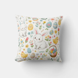 Schattige paaswandeling Decoratief Kussen Bunny Pa