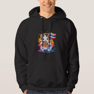 Schattige Pad Thai Kitten Thailand Love Cat Noodle Hoodie