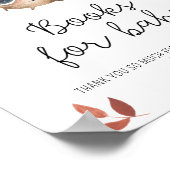 Schattige paddenstoel - Boeken voor baby poster (Hoek)