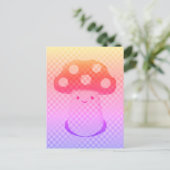 Schattige paddenstoel kunst briefkaart (Staand voorkant)