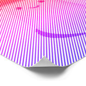 Schattige paddenstoel kunst poster (Hoek)