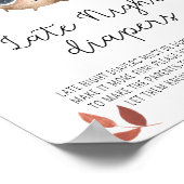 Schattige paddenstoel - Late Night Luiers Poster (Hoek)