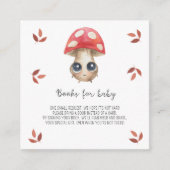 Schattige paddenstoelen - boeken voor baby ticket informatiekaartje (Voorkant)