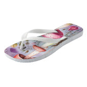 Schattige paddenstoelenbos teenslippers (Schuin)