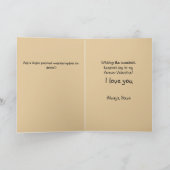 Schattige Painted Heart Badger en Birds I love you Kaart (Binnen)