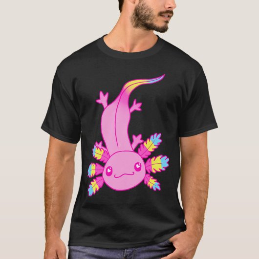 Schattige pan Axolotl T-shirt (Voorkant)