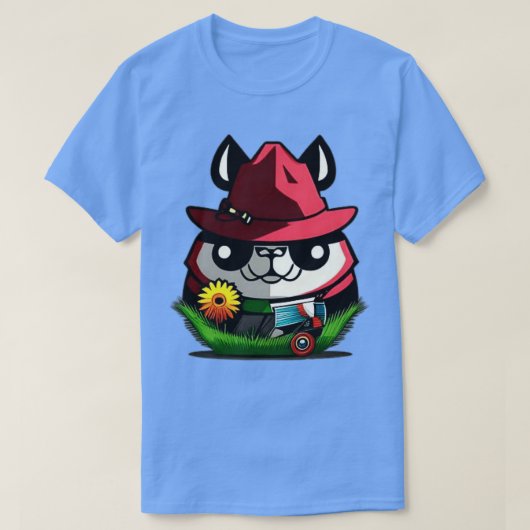 schattige panda 2 t-shirt (Design voorkant)