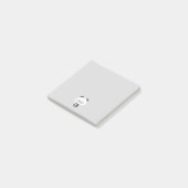 Schattige Panda Barista Post-it® Notes (Schuin)