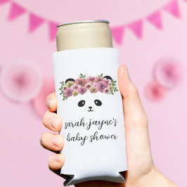Schattige Panda Beer Baby shower Seltzer Koelbox Blikjeskoeler